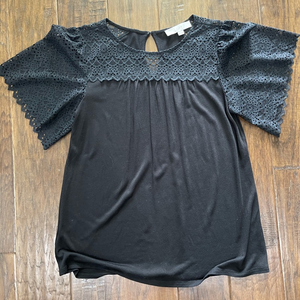 Loft lace top